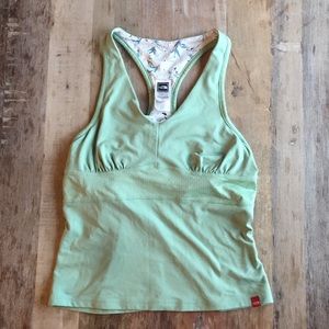North Face Green Small Bra Tank